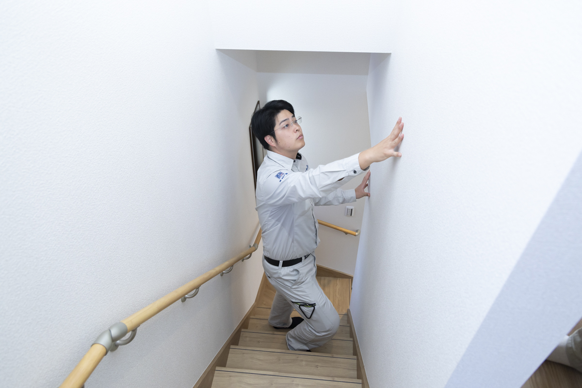 建物室内部の検査
